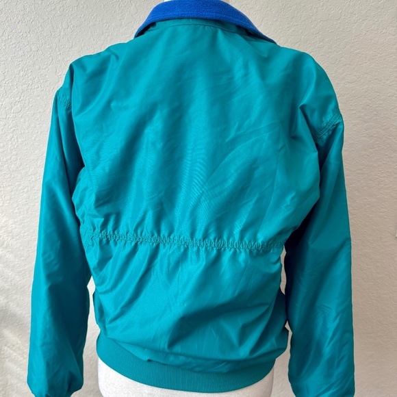 Vintage Patagonia Fleece Lined Jacket Made in USA Teal Size XS - Picture 4 of 8